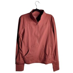 Zyia Active Half Zip Pullover Long Sleeve w/Kangaroo Pocket XXXL